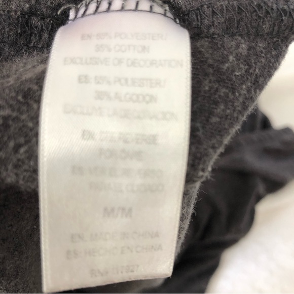 Reebok Lightweight Long sleeves Hoodie SZ M Heather Gray - Picture 10 of 13